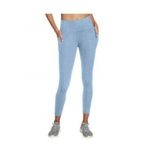 Skechers Womens Gowalk High Waisted 7/8 Legging (Blue, Small)